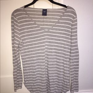 GAP maternity long sleeve striped top